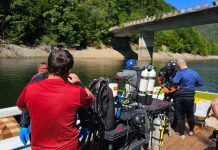FOTO: Echipele Salvamont Gorj, în căutarea unei persoane înecate