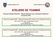 Continuă Atelierele de Toamnă, la Muzeul Județean Gorj