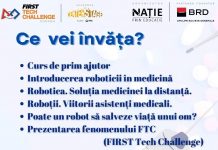 Echipa de robotică a CNTV organizează, sâmbătă, o prezentare a influenței roboților în medicină
