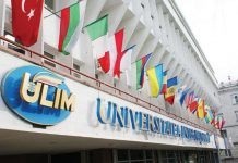 Sâmbătă, 7 octombrie, are loc festivitatea de deschidere a cursurilor Universităţii Libere Internaţionale din Moldova (U.L.I.M.)