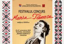 Doina Gorjului participă la Festivalul ,,Maria Tănase”, de la Craiova