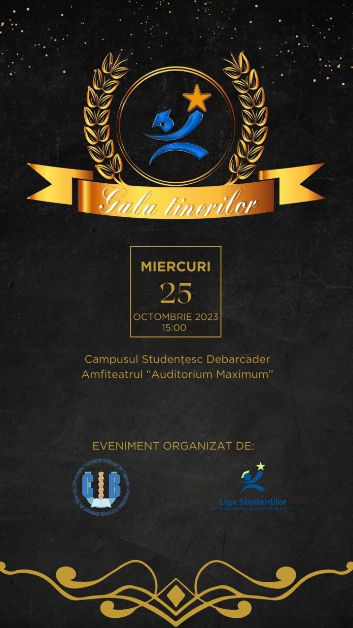 afis gala tinerilor