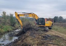 SGA Gorj, lucrări de decolmatare a pârâului Lupoaia