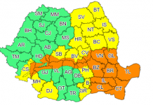 Meteorologii au emis noi coduri de vreme rea