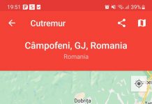 Gorj: Cutremur de 4,4 – 4,3