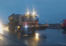 Târgu Jiu: Lapoviță și ninsoare