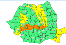 Zone din Gorj, sub cod portocaliu de ninsori și viscol