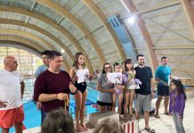 Târgu Jiu: Câștigătorii concursului de înot, premiați