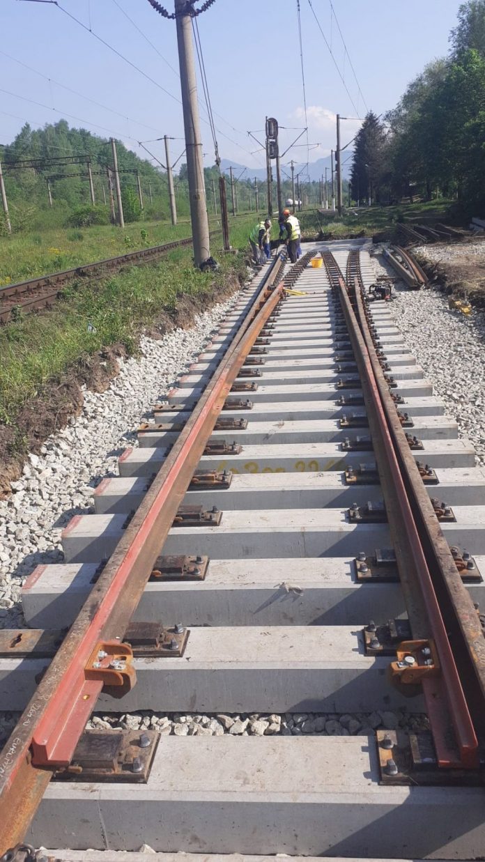 Lucrări de modernizare pe linia ferată Craiova-Caransebeș