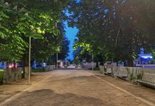 Mobilier nou într-un parc din Târgu Jiu