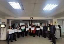 Salariații AJOFM Gorj au demarat protestele! Activitatea a fost întreruptă timp de o oră