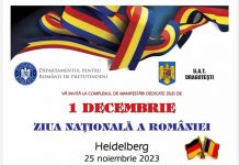 Artiști din Gorj, spectacol în Germania în avans de Ziua Națională a României