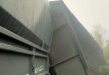 Un tren încărcat cu cărbune a deraiat seara trecută