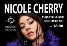 Concert Nicole Cherry, luni, la Târgu Jiu