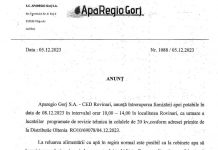 Se ia apa la Rovinari!