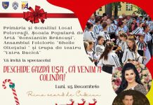 Spectacol de folclor și bal, de Crăciun, la Polovragi