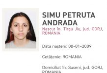 Fată de 14 ani din Târgu Jiu, dată dispărută. S-au trimis mesaje Ro-Alert