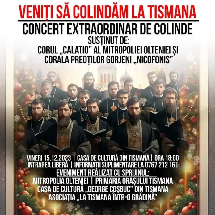 Concert de colinde la Tismana