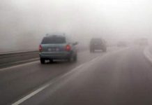 Cod galben de ceață, în Gorj