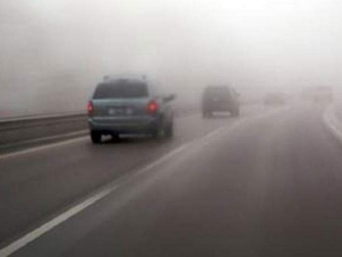 Cod galben de ceață, în Gorj