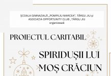 Elevii Școlii Gimnaziale ”Pompiliu Marcea” devin spiriduși pentru copiii din mediile defavorizate