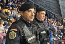 Jandarmii, prezenți la meciurile de baschet de la Târgu Jiu