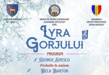 ”Lyra Gorjului”, concert dedicat Unirii Principatelor Române – Florin Berculescu: Vă aștept în număr cât mai mare!