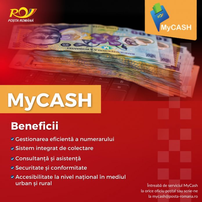 Serviciul MyCash, lansat de Poșta Română pentru persoanele juridice