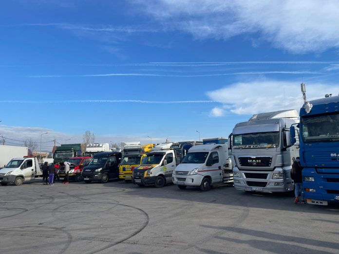 Gorj: Defileul Jiului, blocat astăzi de transportatori