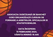 Cursuri de arbitri, organizate de AJB Gorj