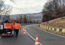 Lucrări de siguranță rutieră pe DN 67