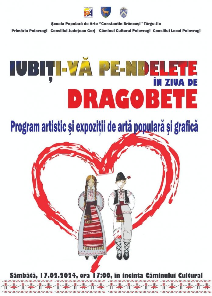 Spectacol de Dragobete, astăzi, la Polovragi