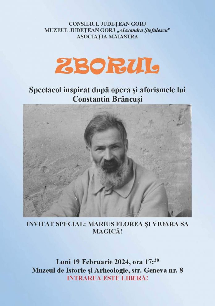 Recital de vioară, astăzi, la Muzeul Județean Gorj