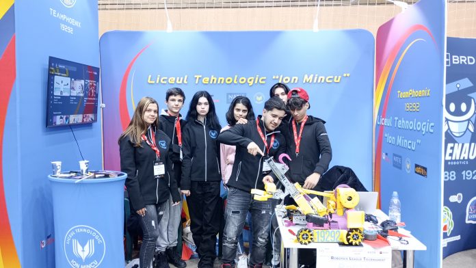 Echipa de robotică a Liceului „Ion Mincu” participă la competiția FTC Romania