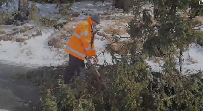 Viscol puternic la Rânca