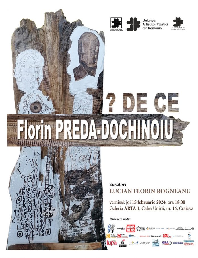 Un fost polițist din Motru, artist plastic, își expune lucrările în Bănie