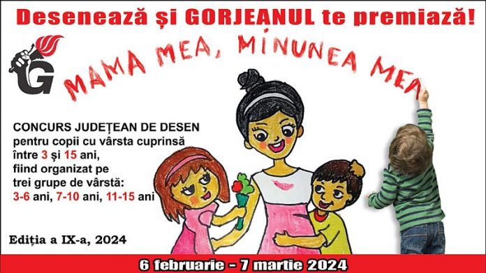 Ultimele zile de înscrieri la concursul „MAMA mea, MINUNEA mea”, organizat de ,,Gorjeanul”