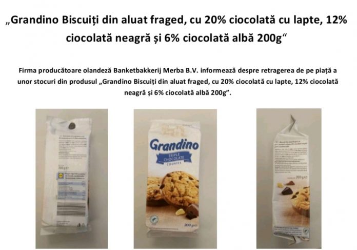 Biscuiți cu bucăți de metal, retrași de la vânzare din supermarketurile Lidl