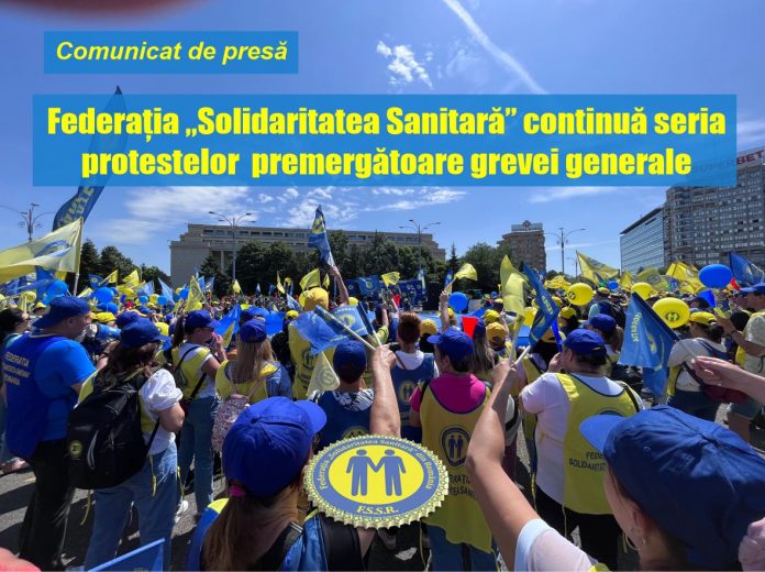 Solidaritatea Sanitară continuă protestele