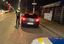 FOTO: Razie a polițiștilor pe șoselele din Gorj