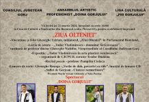 Doina Gorjului, spectacol de Ziua Olteniei, la București