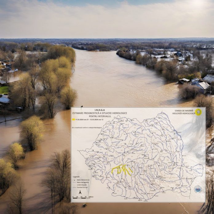 Cod galben de viituri pe râurile din Gorj și alte trei județe!