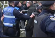 Congres PPE, Romexpo: Bătaie între protestatari și jandarmi