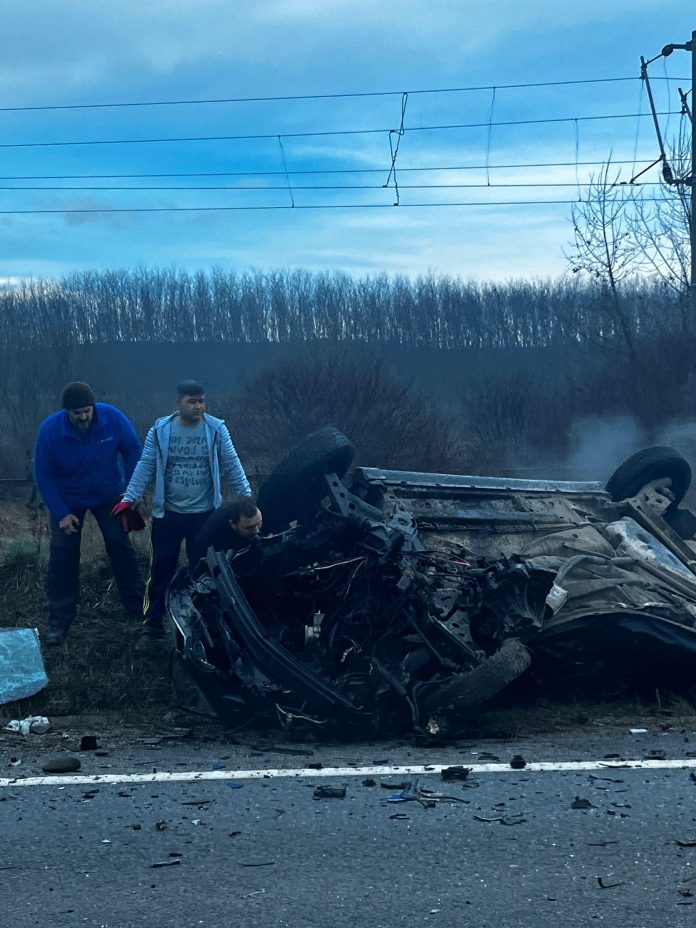 Foto: Accident la Vârț