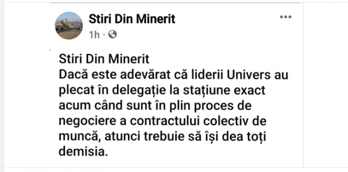 Liderii de sindicat din CEO ar fi plecat într-o stațiune