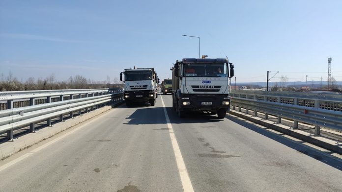 Târgu Jiu: Se testează rezistența podurilor de pe centura orașului