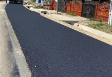 Asfalt nou pe DJ 607, la Ionești