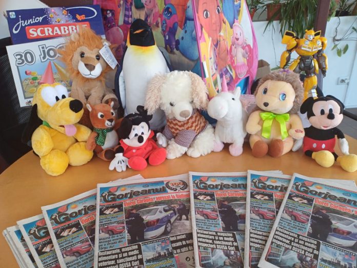 Și TU te poți alătura cotidianului ,,Gorjeanul” în campania ,,Donezi o jucărie, dăruiești un zâmbet!”