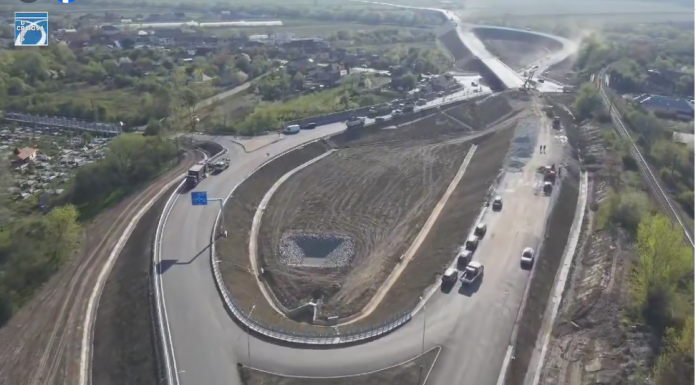 Târgu Jiu: Centura orașului, imagini din dronă. Dată de finalizare a lucrărilor: 25 iunie