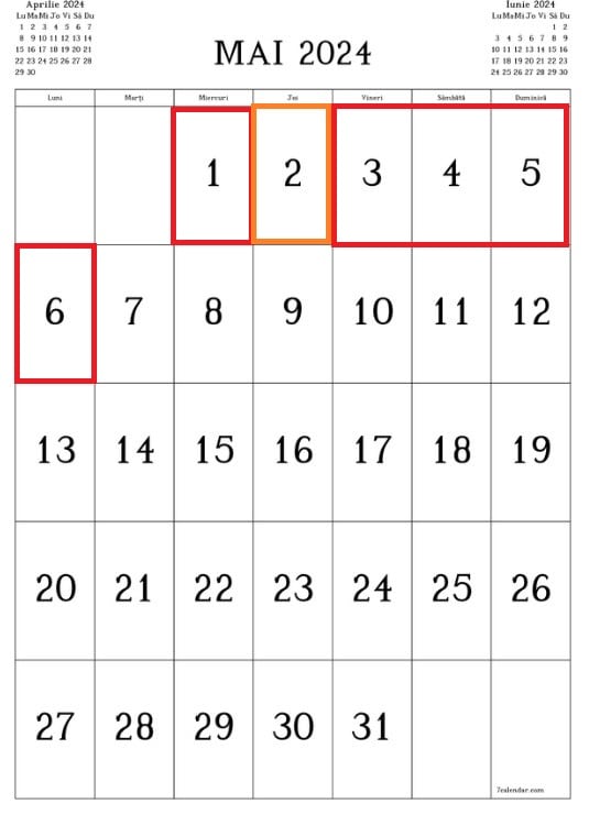 Minivacanță de șase zile